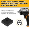 Relaxweex 20 Sets 3/8" Impact Retaining Ring With O-Ring Compatible