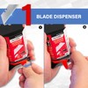 HAUTMEC 100 Pack Utility Knife Blades, Standard Box Cutter Blades