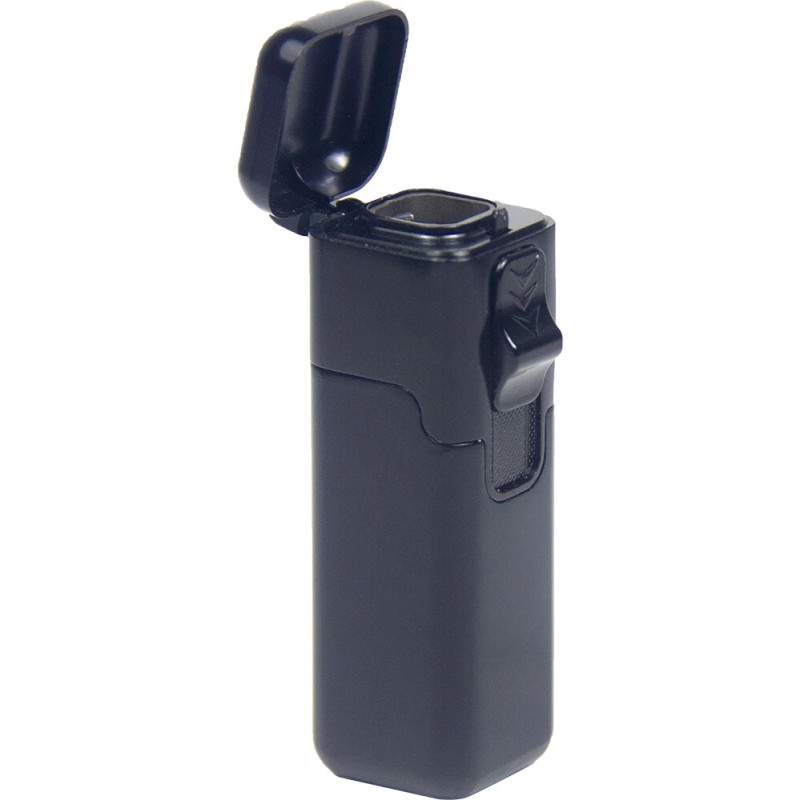 Cuboid Shaped Quad Flame Cigar Torch Lighter Adjustable Refillable Gunmetal