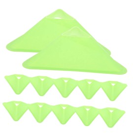 Kisangel 12pcs Multi-Function Soccer Training Cones Pe Agility Markers for Football Basketball and Tennis Practice Bright for Enhanced Visibility