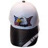 Trade Winds USA Wavy Flag Bald Eagle American White Adjustable