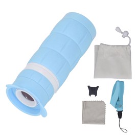 Kids Monocular Telescope High Magnification HD Low Light Lens Eye Protection Telescope Toy for Boys Girls Blue