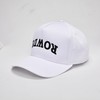 Solid Vintage Snapback Hat - Rowdy (Upside Down) - White