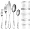 XIAOYU 40 Piece Halloween Skeleton Silverware Set, Tableware Cutlery Set