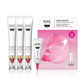 AHC Pro-Shot Collagevination Lift 4 Eye Cream For Face 30ml 3pcs + 1 Spicule Gel Mask + Pore Eraser Serum 10ml / AHC 프로샷 콜라쥬비네이션 리프트4 아이크림 포페이스 30ml 3개+스피큘 겔마스크 1장+포어이레이저 세럼 10ml