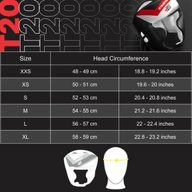 Starpro T20 Boxing Headguard for Muay Thai & Kickboxing – PU Leather Protective Headgear for Training & Competition | Multiple Sizes