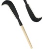 Sickle Garden Tool, Steel Billhook Machete Knife for Cutting Trees