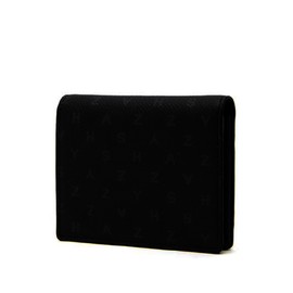 Hazzys (대구신세계)블랙 가죽 퍼피로고 라인배색 2단 카드지갑 HJHO5E457BK (Daegu Shinsegae) Black Leather Puppy Logo Color Block 2-Tier Card Wallet HJHO5E457BK