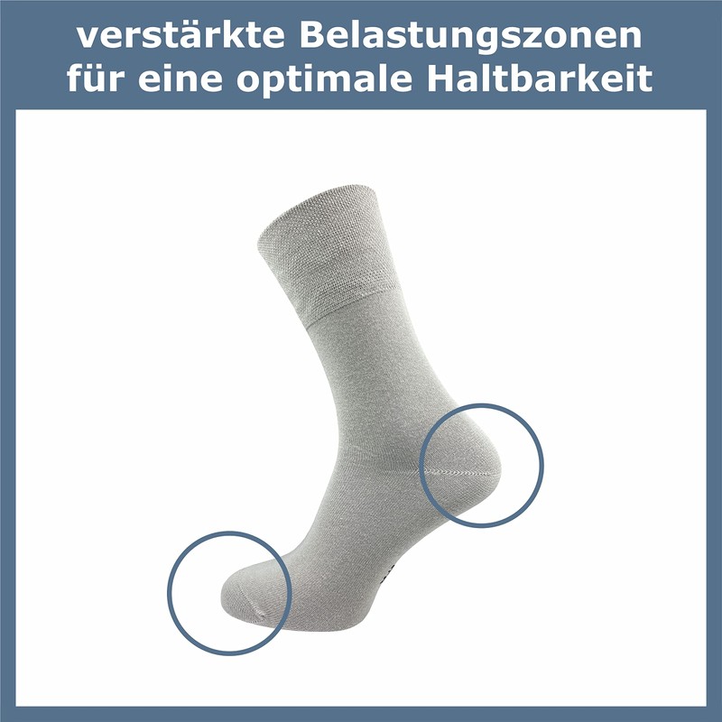 GAWILO Men's Socks (Pack of 6) Without Rubber Print Extra