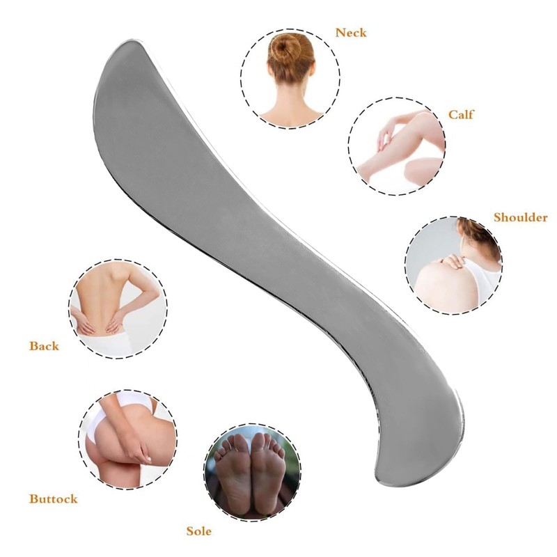 GWAWG Stainless Steel Gua Sha Tool for Soft Tissue Mobilization,Muscle