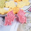 Delightful 3D Unicorn Cookie Cutter Set - 8-Piece Stamper Kit