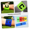 BIUDECO 5 Pcs Wear Resistant Captain Armbands for Soccer Arm