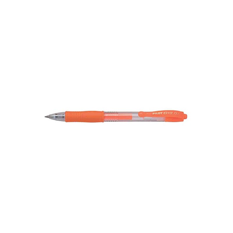 PILOT G2 07 Neon Neon Orange Gel Ink Pens (Pack