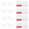 COVESATO Mini Armless Nose Clip Reading Glasses for Women Men