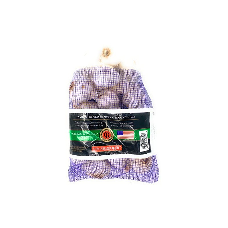 2 Pound Fresh Garlic USA California Heirloom Gilroy Finest, Pack