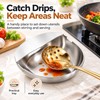 Stainless Steel Utensil Rack for Countertop Use – Self-Standing Ladle,