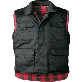 Craftland Gilet / Vest Handeloh - 1866 - Black - black / red, L