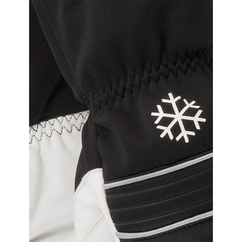 Ejendals 296-8 Size 8 "Tegera 296" Leather Glove - Black/White