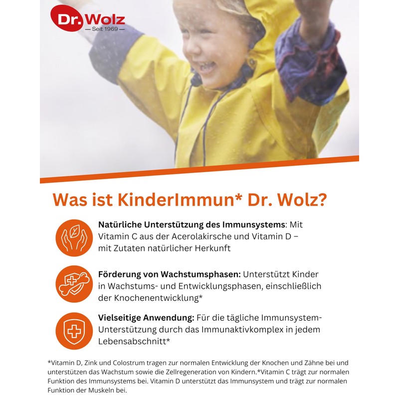 Dr. Wolz KinderImmun* 30 Sticks - Active Complex for Immune