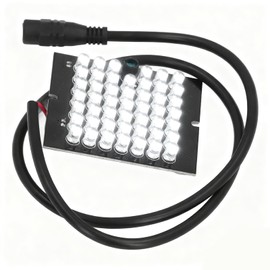 940nm Infrared Night Vision Lamp 12V DC Power Supply 48 LEDs Car Induction CCTV Camera Night Vision Supported Lighting Intelligent Light Control