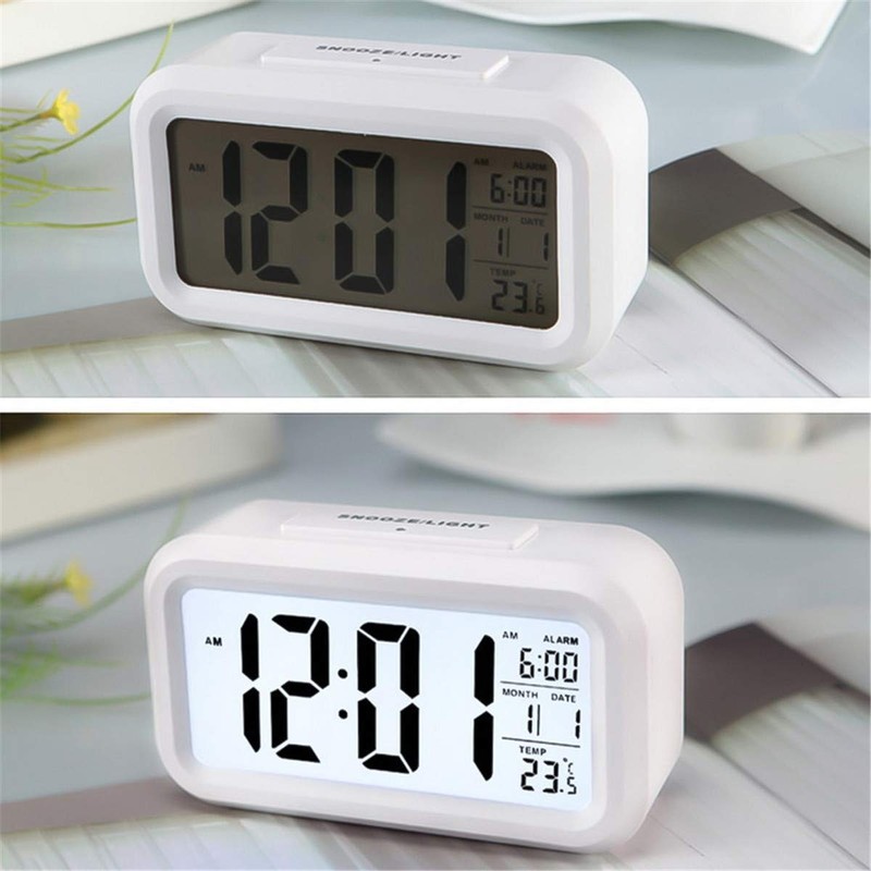 TXY LED Digital Alarm Clock Backlight Snooze Mute Calendar Desktop