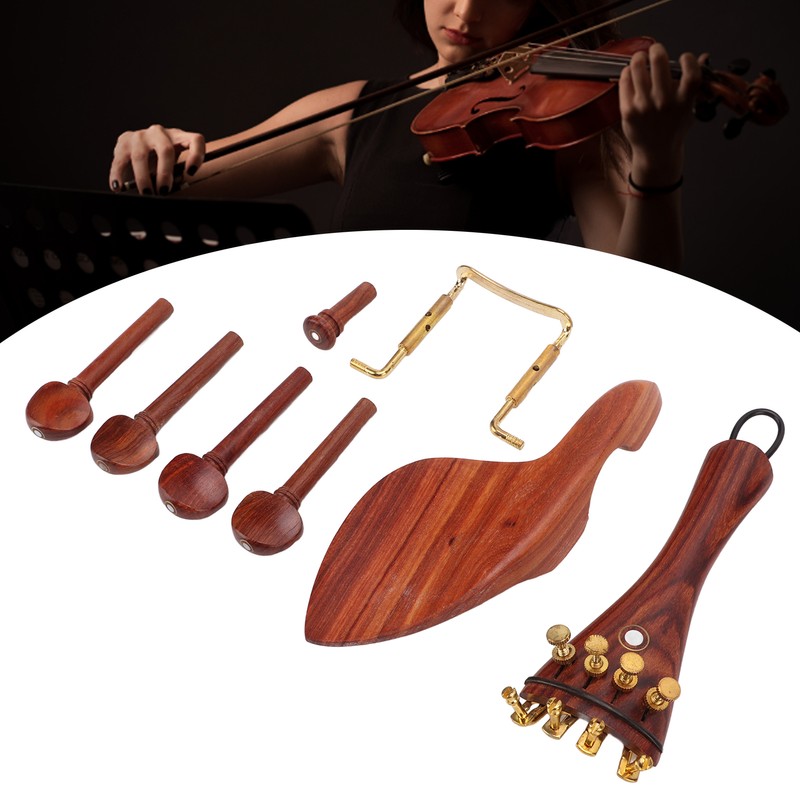 Violin Repair Parts Accessories High End Jujube Wood Tailpiece Chin