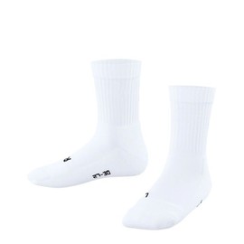 FALKE Unisex Children's Dynamic So K So Cotton Patterned Socks, White 2000, 35 - 38