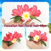 2 PCS Artificial Tropical Flower Hair Clips for Women Hawaiian