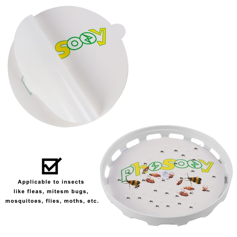 Phosooy Sticky Glue Board, Sticky Glue Board Pad Refills, Flea