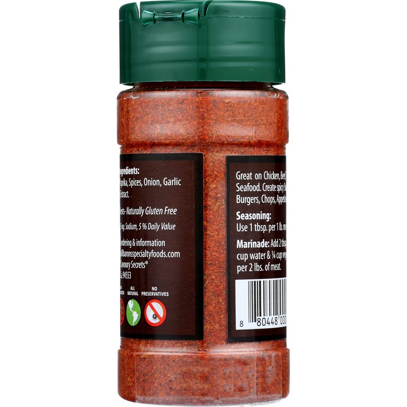 BARON SPICES & SEASONINGS Cajun Seasoning Marinade, 3 OZ