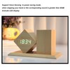 Pen Holder Clock Voice Control HD LED Display USB Battery