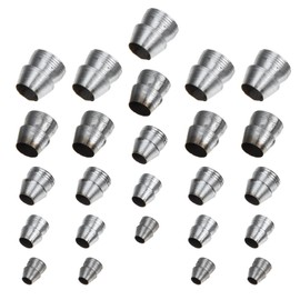 Pack of 25 Safety Round Handle Wedges Conical Grip Wedges Splitting Axe Hand Metal Wedges Jaw Parts Handle Kit for Hammer Sledge Jaw Handle 0 3/0 4/0 43/0 51/0 63 Inch