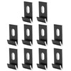 Metal Base Clips, 10Pcs Base Clips Hook Fixings Attaches Aluminium