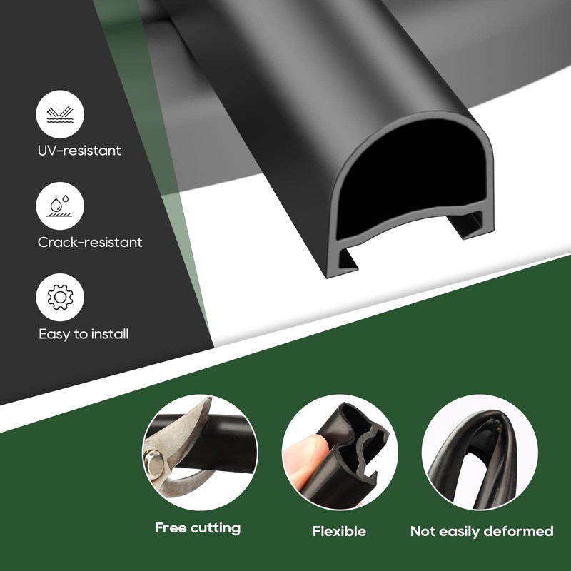 RVGUARD 40FT RV Slide Out Seal, Waterproof RV Seal Replacement