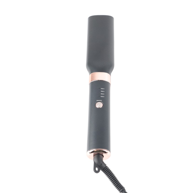 Hot Comb Electric Folding Design Ergonomic Handle Curls Straight Hair