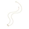 Glanzstücke München Women's Infinity Necklace Sterling Silver Yellow Gold-Plated 40