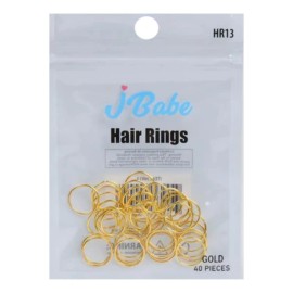 J Babe Anillos Para Cabello Gold Y Silver 40 Pz. J Babe