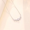 POSUR Gold CZ Necklaces for Women (CZ A, White Gold)