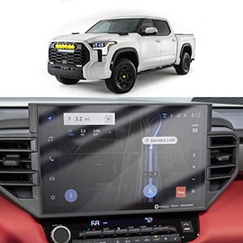 SKTU Plastic Screen Protector for 2022 Toyota Tundra 14In Navigation Display High Clarity Anti-Scratch Touch 2022 Tundra Accessories PET Plastic Crystal Clear Protective Film (PET Screen Protector)