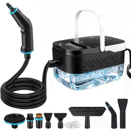 Steam Cleaner, 2500W Portable Handheld Steamer for Cleaning, Large Capacity Tank Pressurized Steam Cleaning Machine for Home, Car, Bathroom, Kitchen, Furniture, Grout, Floor, Tile