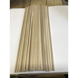 Unbranded (50) Wooden Dowel Rods Wood Sticks, 3/16" X 12" Round.