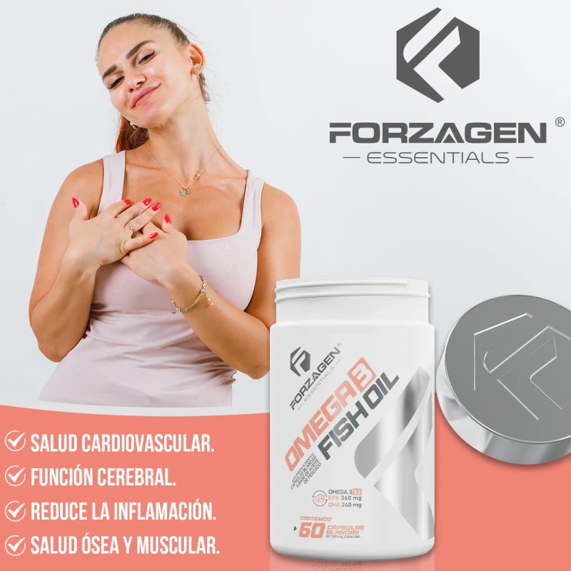 Forzagen Essentials Fish Oil 60 Caps | Omega 3 (epa/dha)