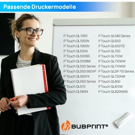 Bubprint 20 labels compatible to replace Brother DK-11208 DK11208 for P-Touch QL1050 QL1060N QL500BW QL550 QL560 QL570 QL580N QL700 QL710W QL720NW QL720NW QLL 810W