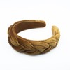 Dresyu Braided Headbands Velvet Headband for Women Soft Twisted Hair