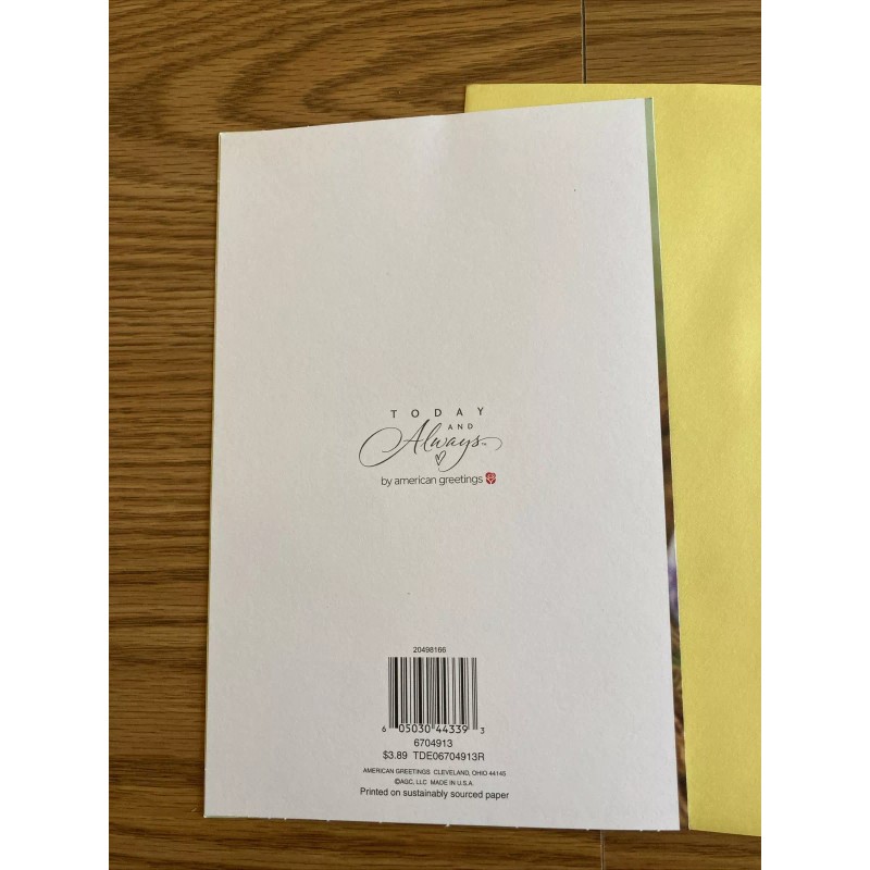 American Greetings Heartfelt Easter Card . Glitter on eggs. Retails