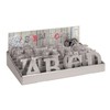 Glorex Zahl verzinkt 8, Metall, Silber, 16 x 10 x