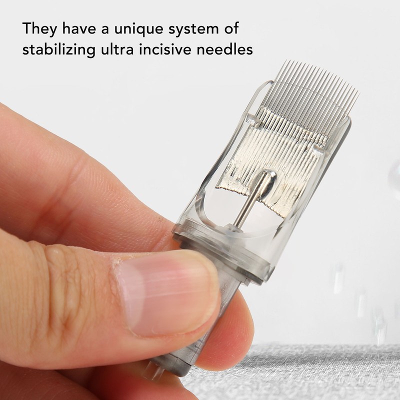 10pcs Microblading Replacement Needle Stainless Steel 0.35mm Precise Fast Coloring