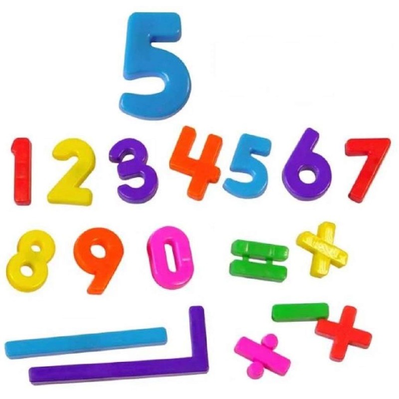 Miniland 45314 - Magnetische 54 Zahlen - 3 cm, 54