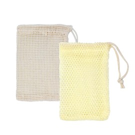 LICQIC 2 Pcs Sisal Soap Bag, Exfoliating Soap Bags for Lathering and Exfoliating in The Shower