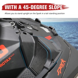 Spark Step Wedges Foot Rest Kit, A & UTV PRO Footboards Pedal With 45 Degree Slope Footrest for Sea-Doo Spark Accessories, Replace OEM #295100705, 2PCS